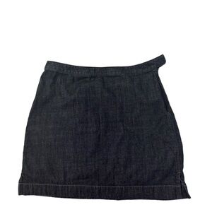 Ann Taylor Classic Dark Indigo Denim Skirt
